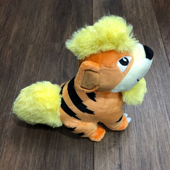 Vintage 1997 Pokemon Growlithe Plush Plushie  Doll 8 Inch New With Tags - Picture 5 of 9